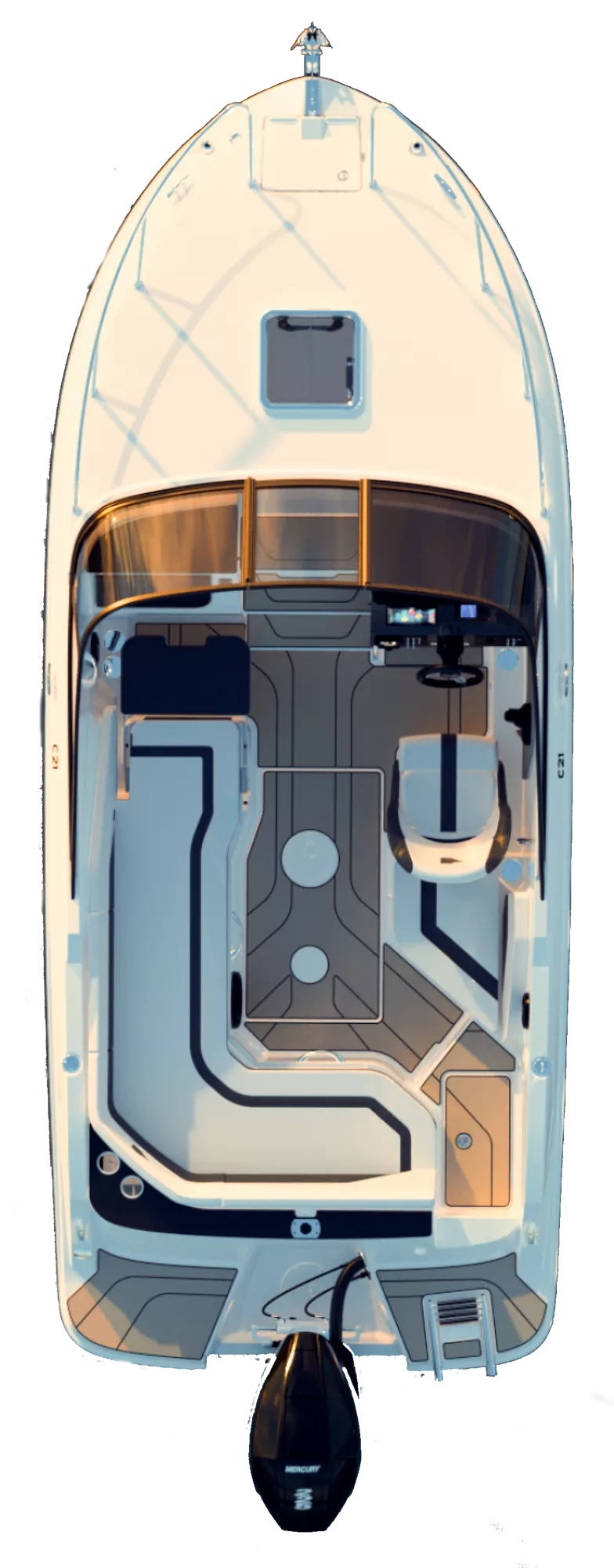 Bayliner C21 Cockpit Layout