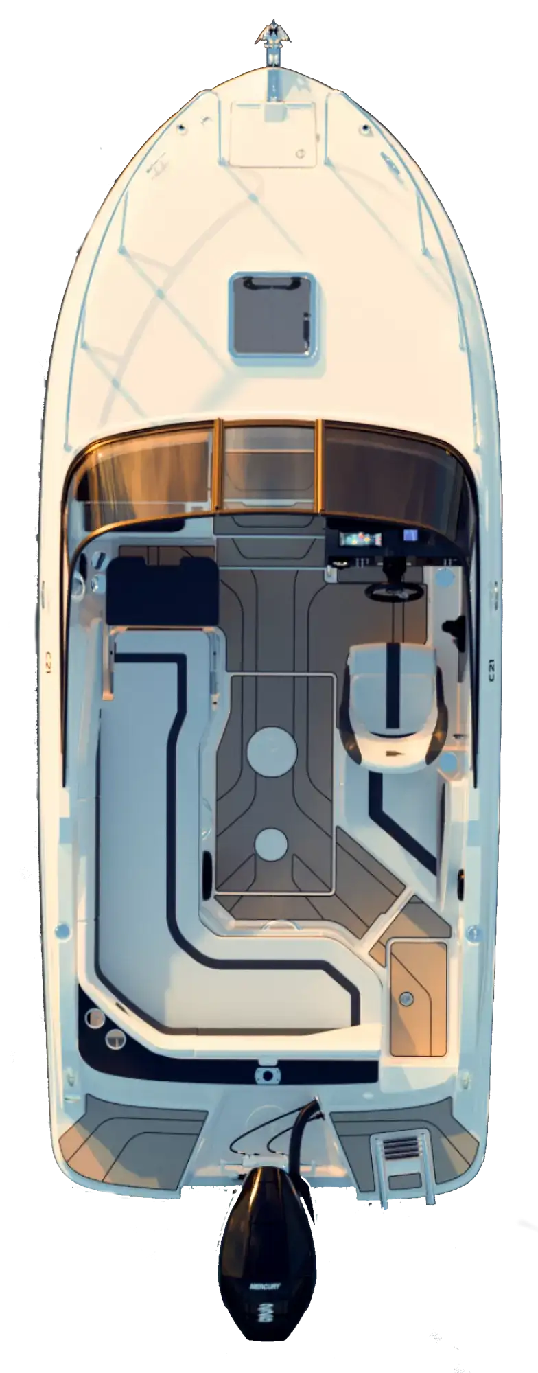 Bayliner C21 Cockpit Layout